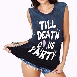 Unif Till Death Do Us Party Tank Women's Small